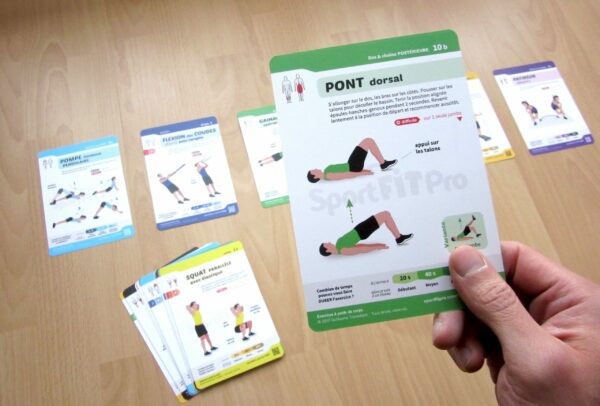 Image boutique - Fiches SportFitPro - PdC situ 1 Fiches Musculation - EXERCICES À POIDS DE CORPS