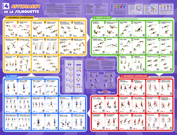 Kit d'entraînement EPS 4 - AFFINEMENT DE LA SILHOUETTE