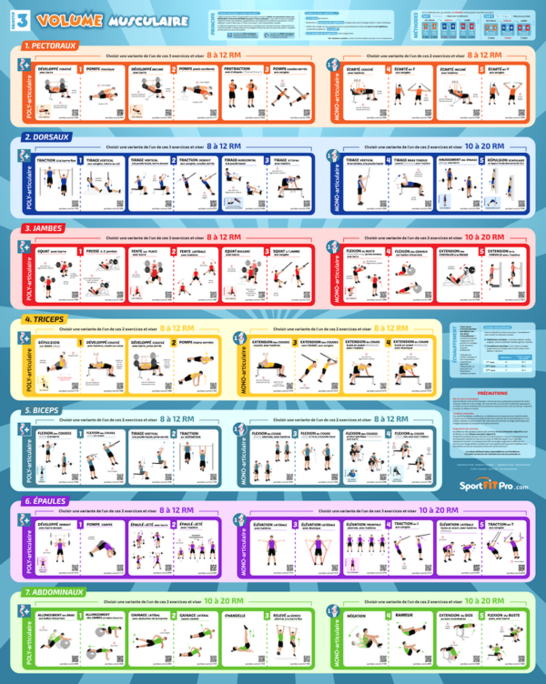 Kit d'entraînement EPS 3 - VOLUME MUSCULAIRE