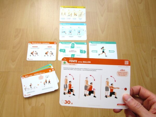 OFFRE SPÉCIALE REMISE EN FORME ! Fiches Prépa physique BASKET (**Déstockage**) + Musculation à POIDS DE CORPS