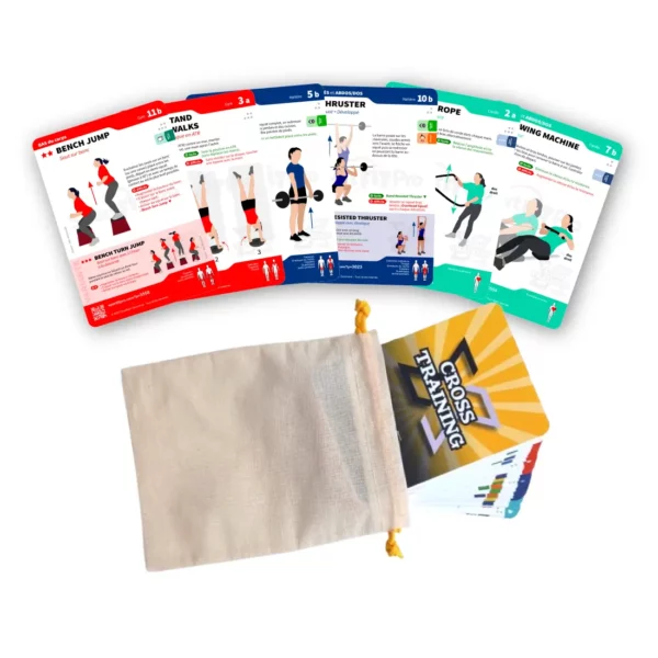 Image boutique - Fiches SportFitPro - Cross Training - sac coton Fiches CROSS TRAINING