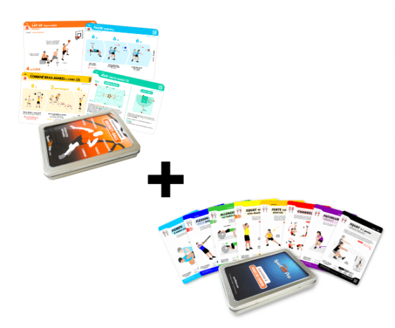 OFFRE SPÉCIALE REMISE EN FORME ! Fiches Prépa physique BASKET + Musculation à POIDS DE CORPS