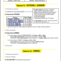 Pré-saison Handball - aperçu 2 Pré-saison Handball - Programme 5 semaines