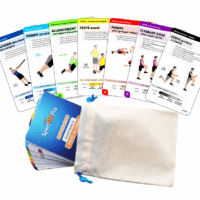 Image boutique - Fiches SportFitPro - PdC A6 sac coton Fiches Musculation - EXERCICES À POIDS DE CORPS