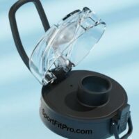 Bouchon clapet sécurisé anti-fuite de la gourde fitness SportFitPro